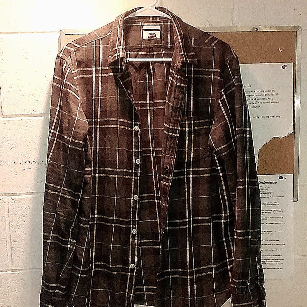 Old Navy grey flannels size med